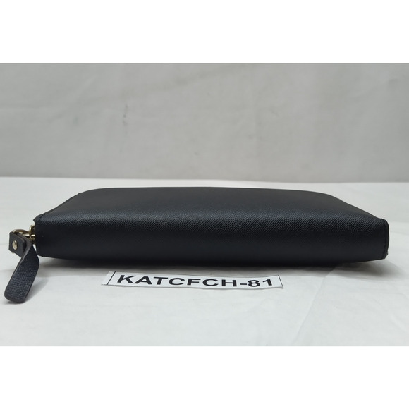 Kate Spade New York Black Leather Zip Around Credit Card Wallet - $178 - Picture 4 of 16